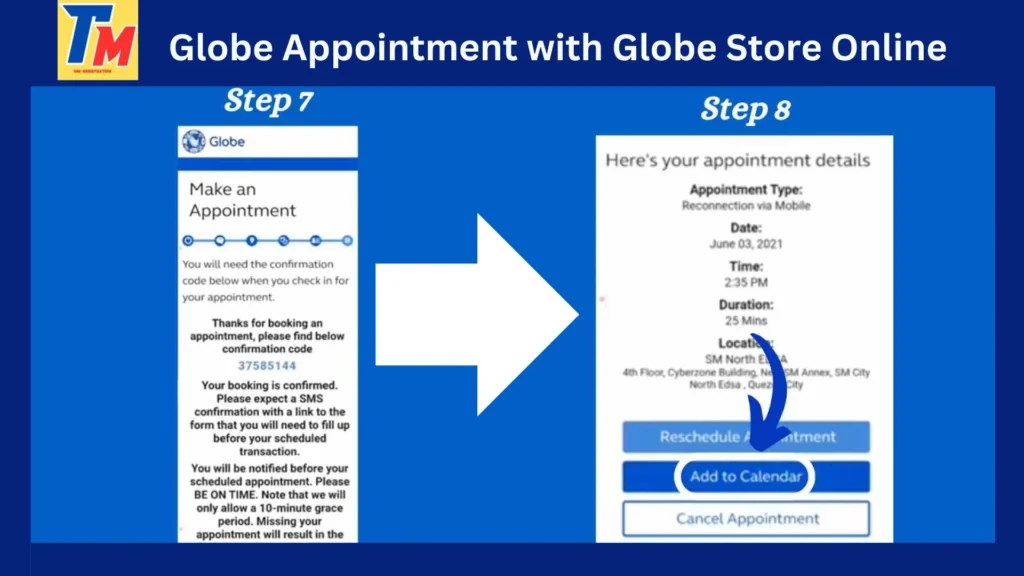 Globe Appointment with Globe Store Online