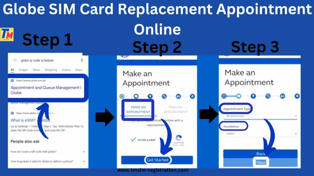 Globe SIM Card Replacement Appointment Online