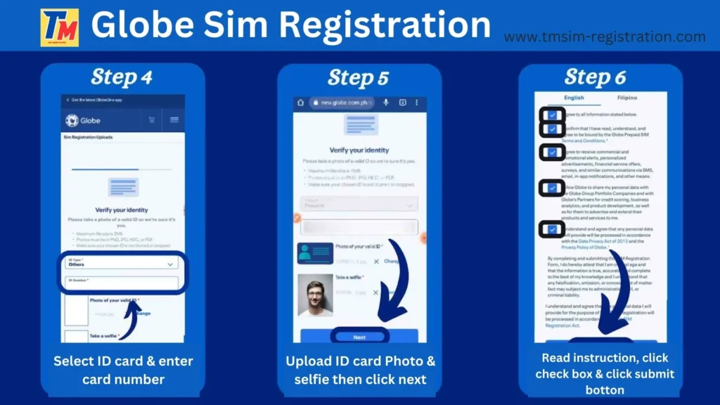 Steps for Globe SIM Card Registration with Link